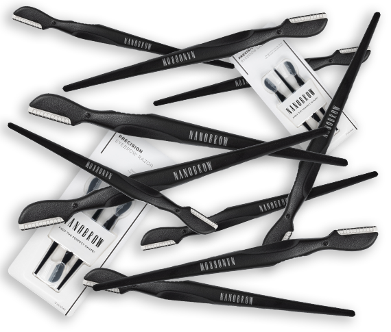 Eyebrow razors falling down