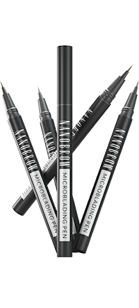 Black and brown brow pencils, perfect for defining and enhancing eyebrows.