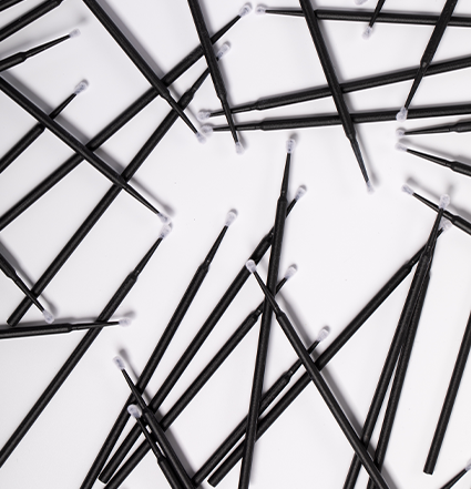 Multiple Microbrush Applicators laying down together